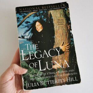 2000 The Legacy of Luna Biography Book, California Redwoods Nature Activist
